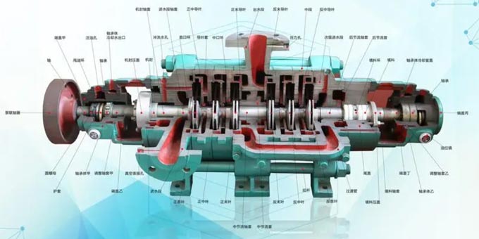 多級(jí)離心泵拆裝圖