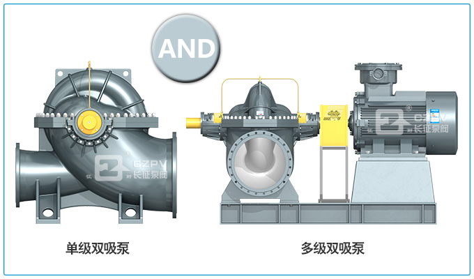 單級(jí)雙吸泵和多級(jí)雙吸泵圖片