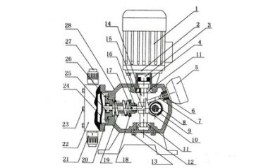 隔膜計(jì)量泵結(jié)構(gòu)圖